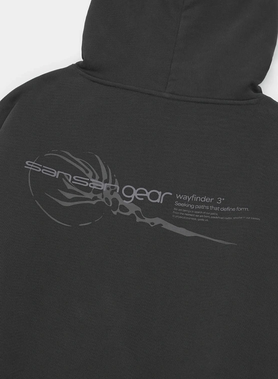 Худи SAN SAN GEAR Logo Hoodie Charcoal