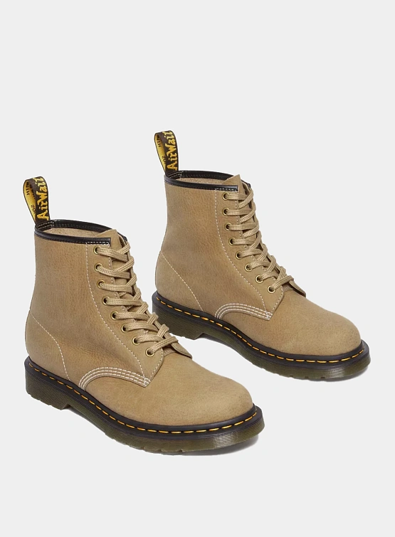 Ботинки Dr. Martens 1460 Tumbled Nubuck Tan