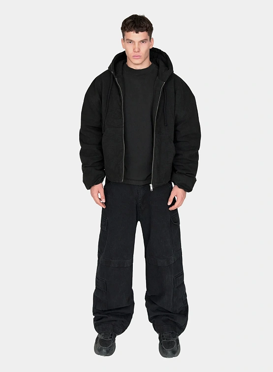 Джинсы XSAI Cargo Jeans Washed Black