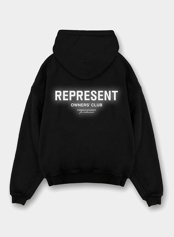 Зип-худи Represent Clo Owners Club Zip Black Reflective