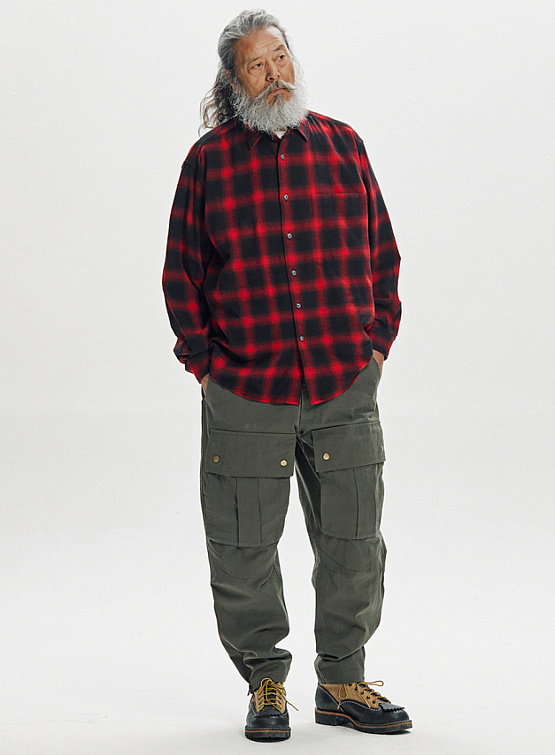Рубашка FrizmWORKS Ombre Flannel Red
