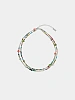 Ожерелье AJOBYAJO Multi Color Beads Layered Teal