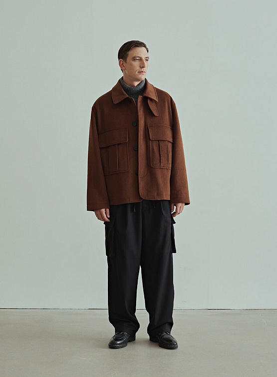 Куртка Uniform Bridge Pocket Wool Short Coat Rust