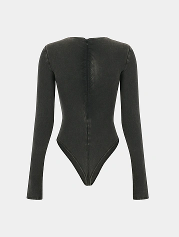 Женское боди entire studios LS Bodysuit Washed Black