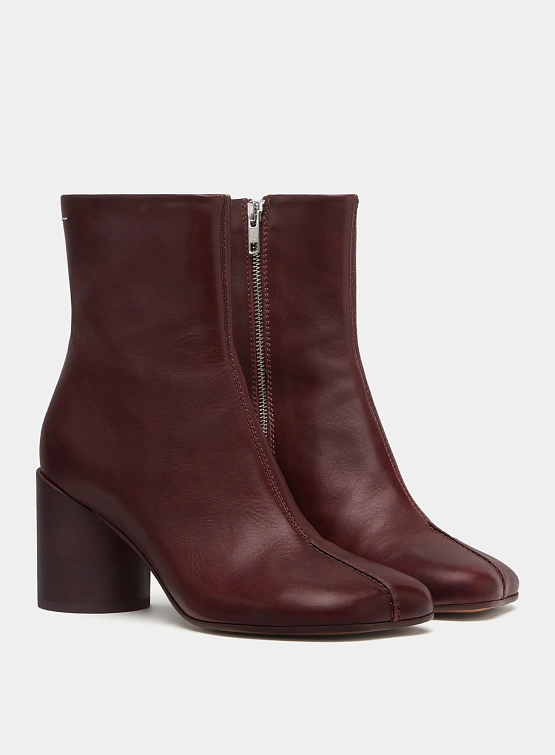 Женские ботильоны MM6 Maison Margiela Anatomic Brown