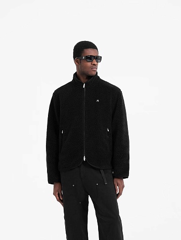 Куртка Represent Clo Fleece Zip Through Jet Black