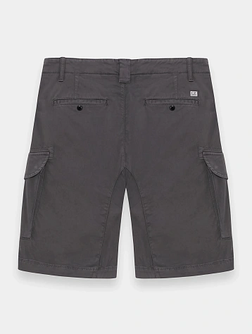 Шорты C.P. Company Stretch Sateen Cargo Smoked Pearl