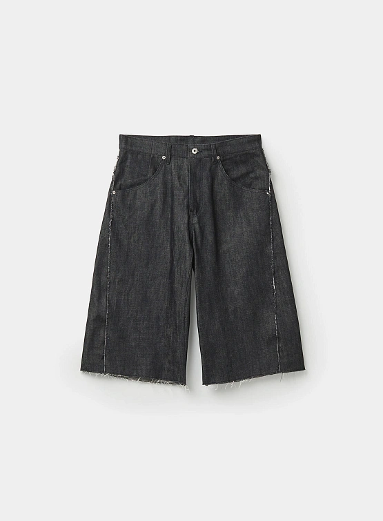 Шорты COOR Raw Cut Engineer Bermuda Black