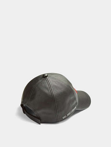 Кепка Martine Rose Leather Cap Black