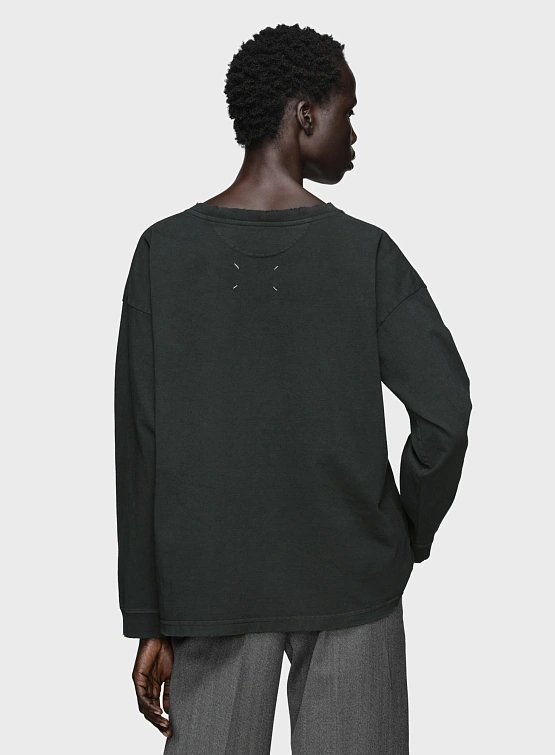 Женский лонгслив Maison Margiela Bingo Carbon