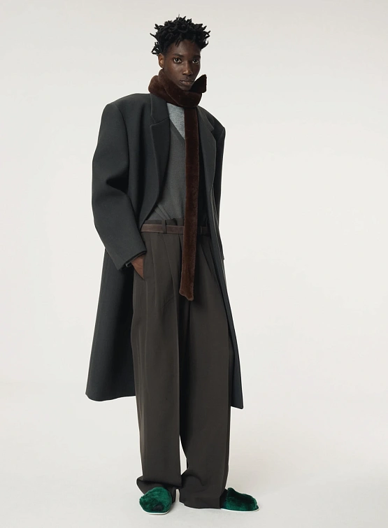 Брюки Recto Styrene Tuck Charcoal Grey