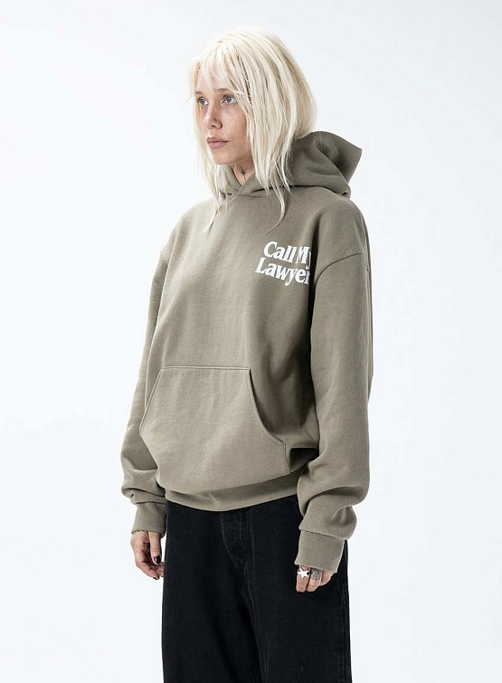 Худи MARKET Call My Lawyer Hoodie Kelp
