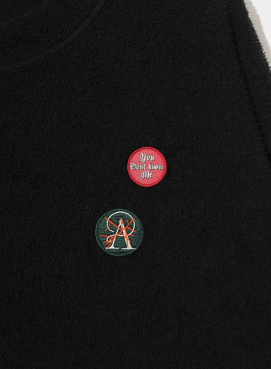 Пуловер UNDERCOVER Pile Embroidered Badge Black