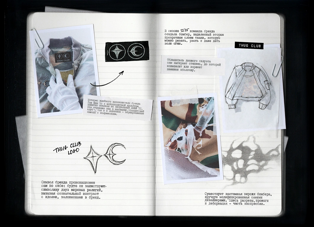 В деталях: бомбер Thug Club 