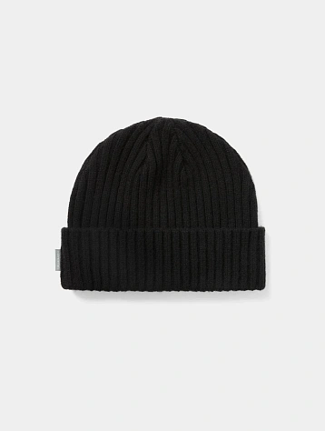 Шапка thisisneverthat Basic Wool Beanie Black