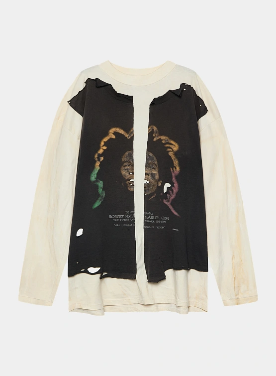 Лонгслив 424 Patch T-Shirt Vintage Salt White