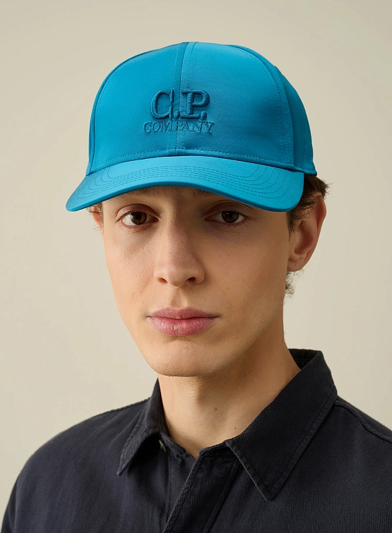 Кепка C.P. Company Chrome-R Logo Cap Ink Blue