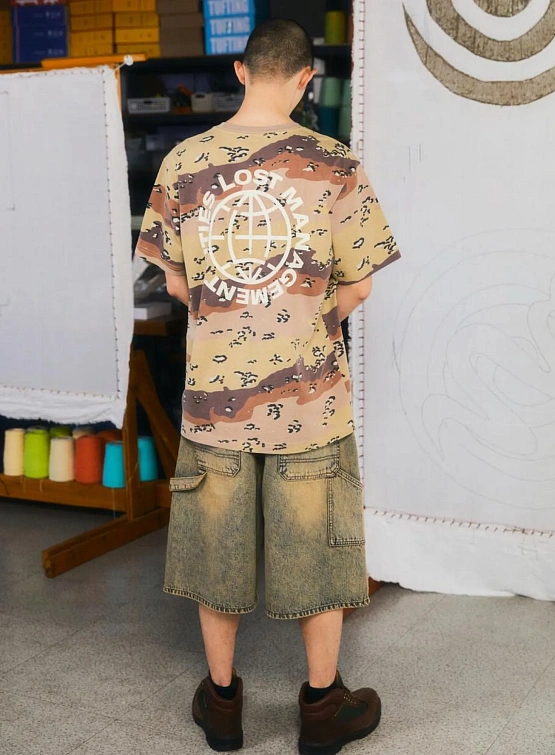 Шорты LMC Brush Washed Denim Carpenter Sand