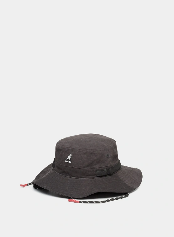Панама Kangol Utility Cords Jungle Hat Coal
