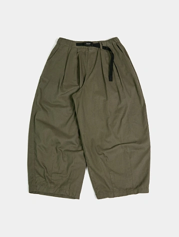 Брюки ANGLAN Twill Cotton Belt Balloon Pants Khaki