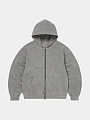 зип-худи thisisneverthat waffle lined dark grey