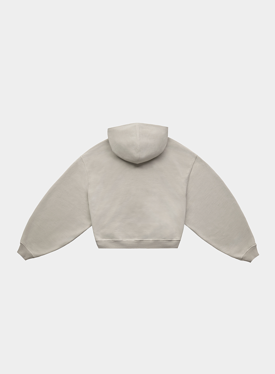 Зип-худи XSAI STUDIO SLOW EXCLUSIVE ZIP HOODIE CEMENT