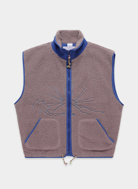 Жилет Jungles Jungles Fuzzy Vest Brown/Blue