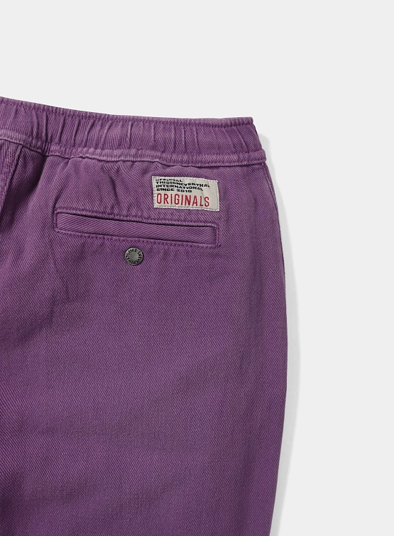 Брюки thisisneverthat Overdyed Twill Pant - Updated Plum