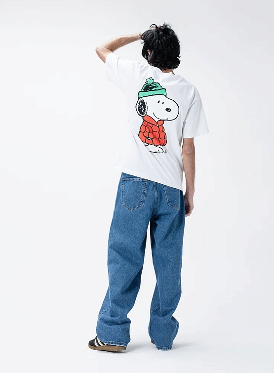 Футболка MARKET Peanuts Puffer T-Shirt Ecru