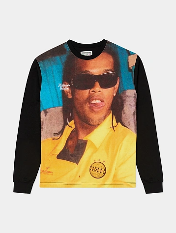 Лонгслив KidSuper Ronaldinho x KidSuper Printed Black