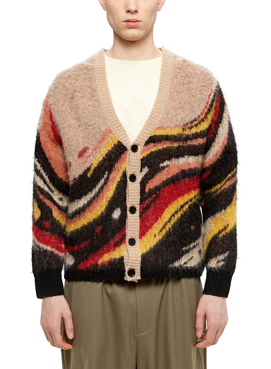 Кардиган MARKET Paint Dept Cardigan Khaki