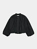 Женская ветровка AMOMENTO Shirring Volume Jumper Black