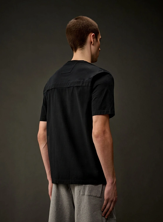 Футболка C.P. Company The Metropolis Series Mercerized Black