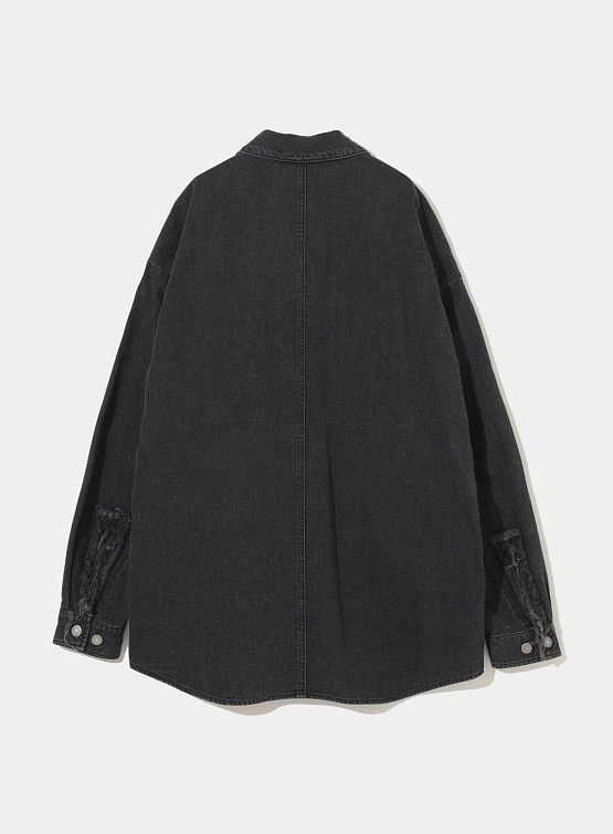 Рубашка UNDERCOVER Cotton Denim Patch Pockets Charcoal