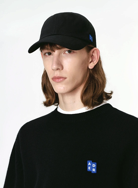 Кепка ADERERROR Sig; BL Tag Cap 03 Black