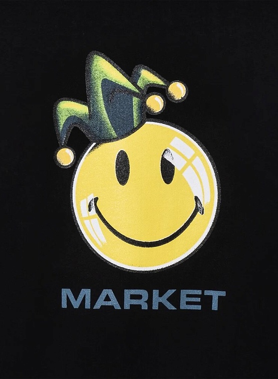 Футболка MARKET Smiley Fool Black