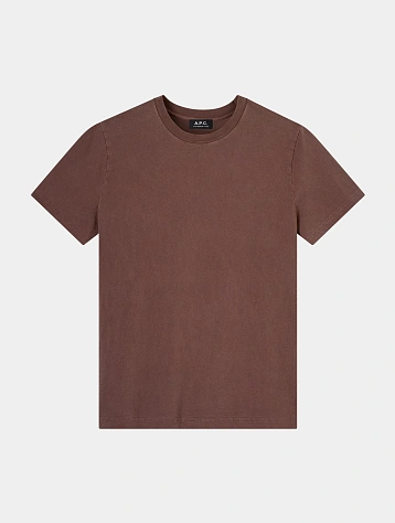 Футболка A.P.C. Manche Courte Printemps26 Brown