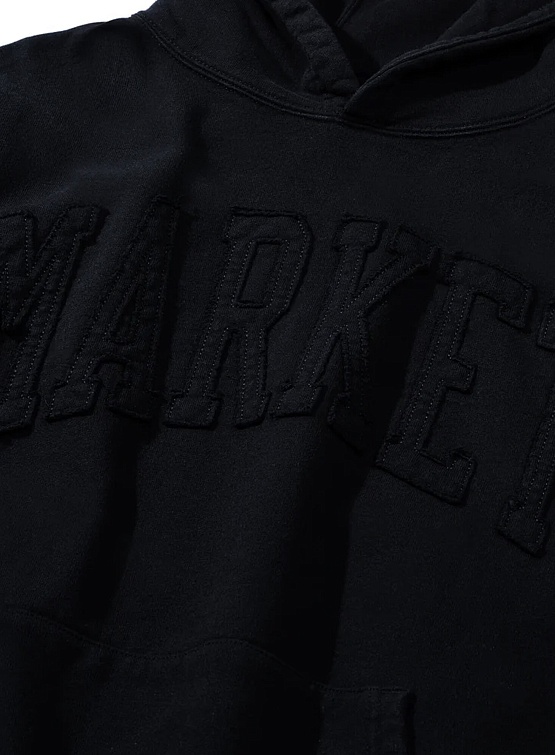Худи MARKET Washed Arc Hoodie Washed Black