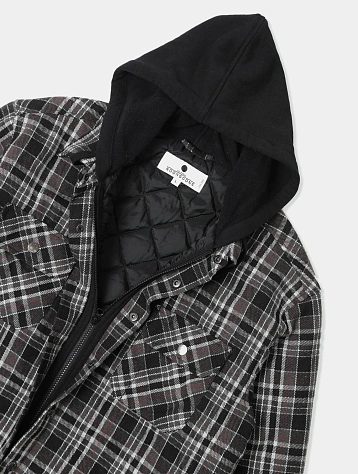 Стеганый овершот Noon Goons Function Flannel Black