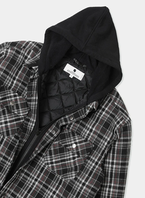 Стеганый овершот Noon Goons Function Flannel Black