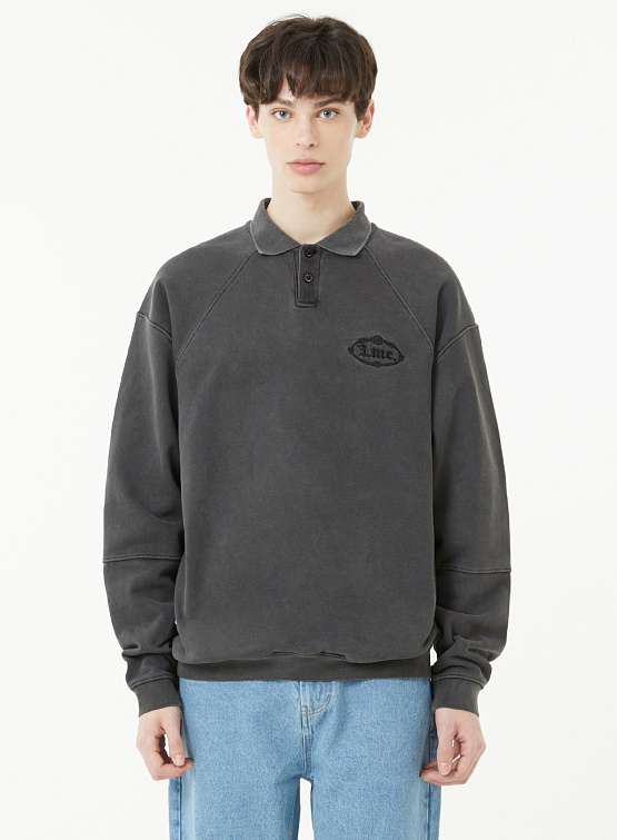 Свитшот LMC Overdyed Gothic Oval Collar Black