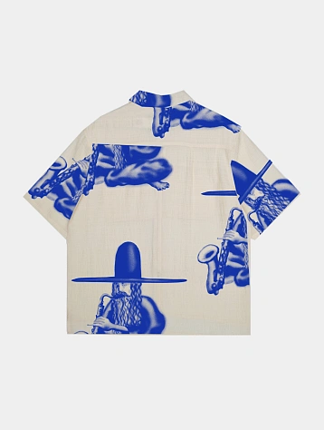 Рубашка Jungles Jungles Flute Button Up Beige