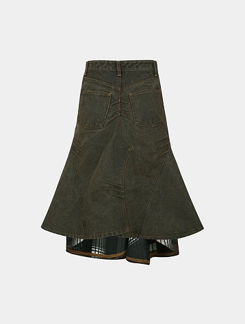 Женская юбка Andersson Bell Custom Flare Layered Brown