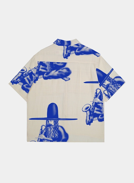 Рубашка Jungles Jungles Flute Button Up Beige