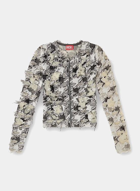 Женский кардиган Diesel M-Sibylla Grey/White