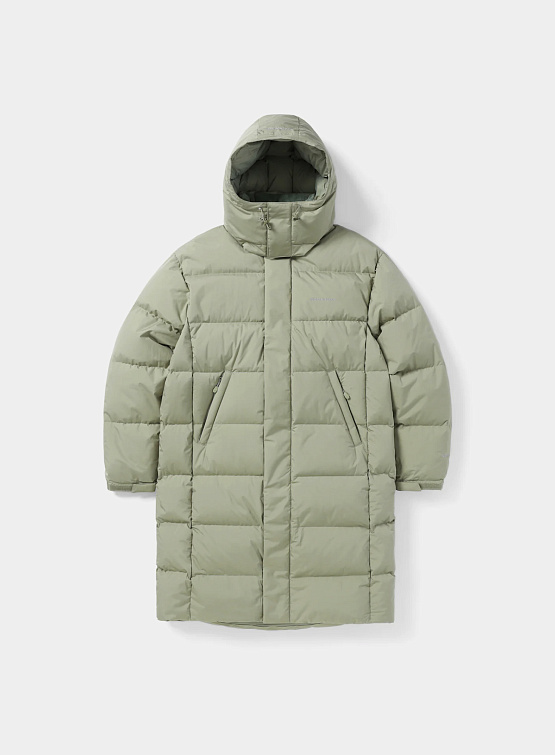Парка thisisneverthat T Long Down Parka Sage
