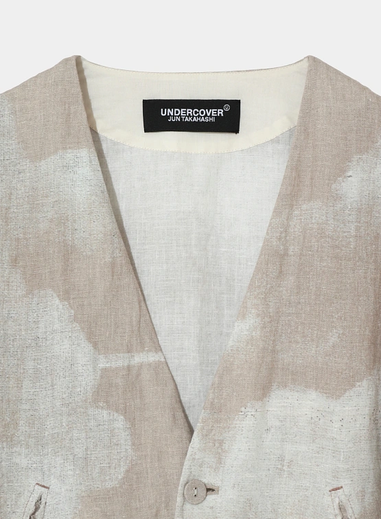 Жакет UNDERCOVER Linen Collarless Cropped Natural Base