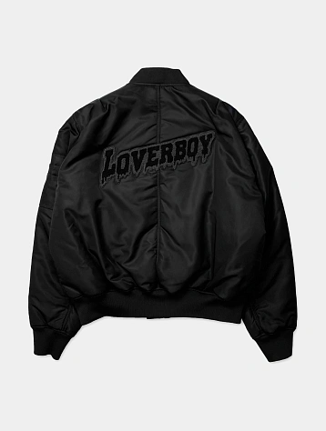 Бомбер Charles Jeffrey Loverboy Varsity Jacket Black