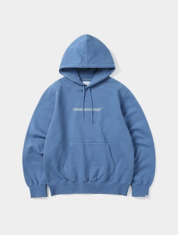 Худи thisisneverthat Logo Hoodie Light Blue