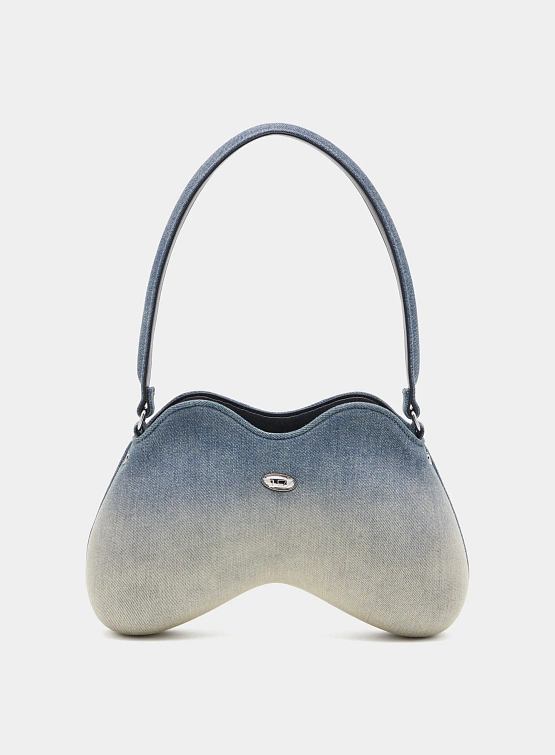 Женская сумка Diesel Double-D Shoulder Blue Light Blue